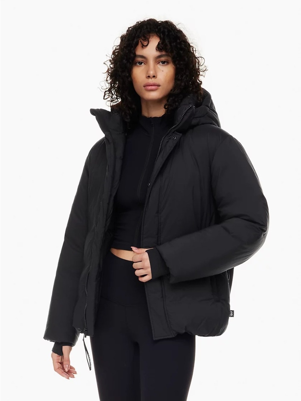The Super One-Puff Aritzia - small, black